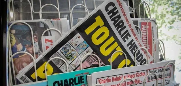 Charlie Hebdo разместил карикатуру с полуголым Эрдоганом