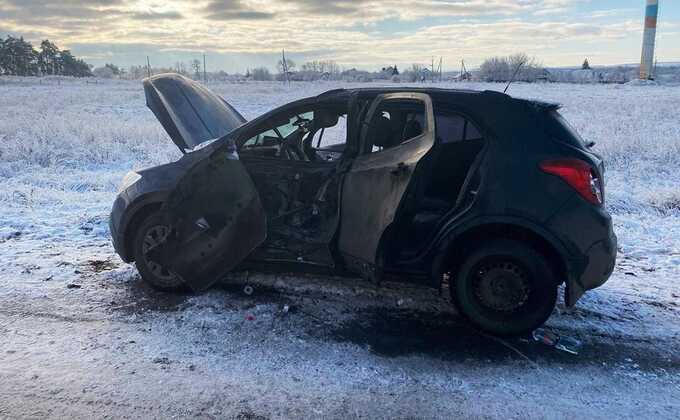 Беспилотник совершил атаку на автомобиль в Белгородской области