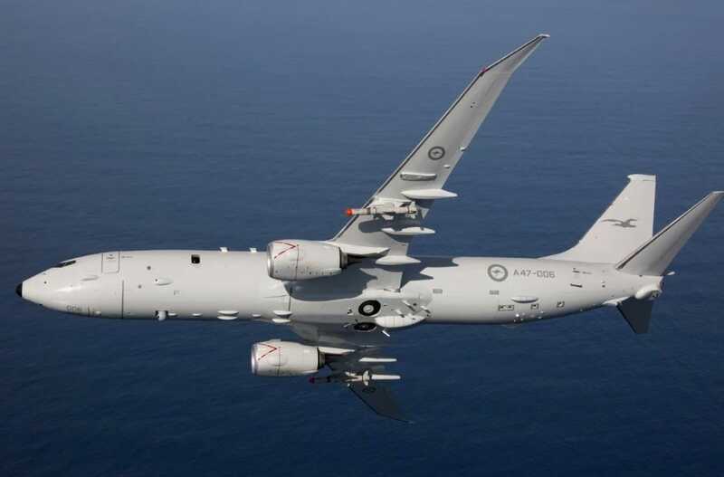 Американский самолет Poseidon P-8 был обнаружен в районе побережья Краснодарского края