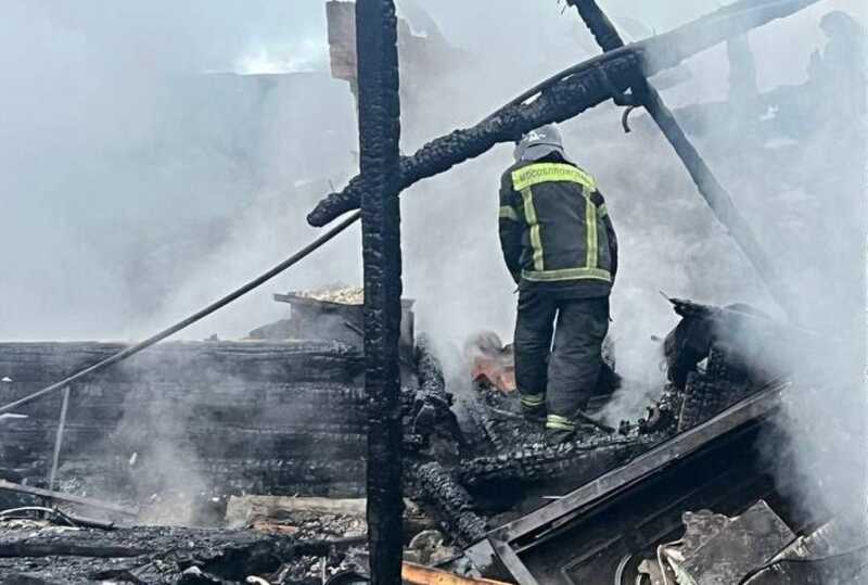 Пожар в Московской области привёл к гибели пятерых детей