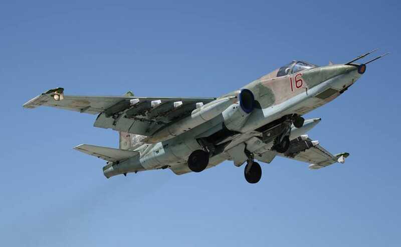 Россия потеряла ещё один самолёт Су-25