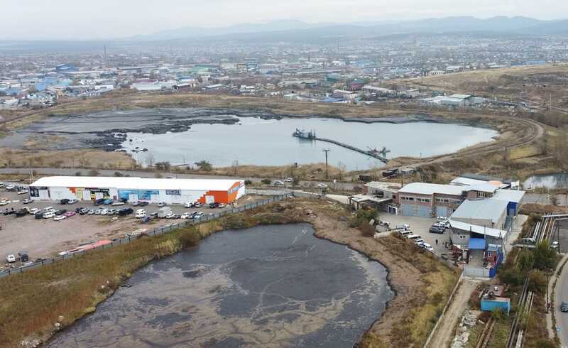 «Росатом» намеревается убрать фенольное озеро из центра Улан-Удэ без участия экологов